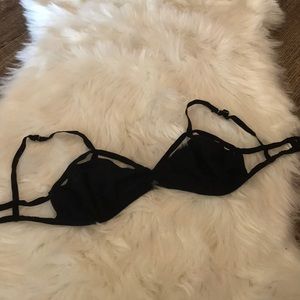 Sheer black bralette